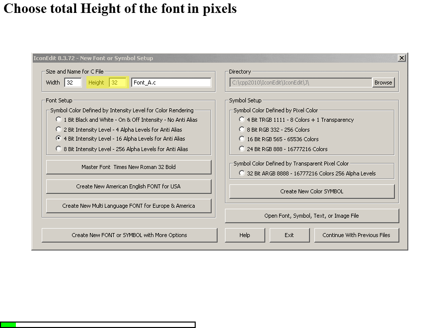 How to make a Unicode multi language font